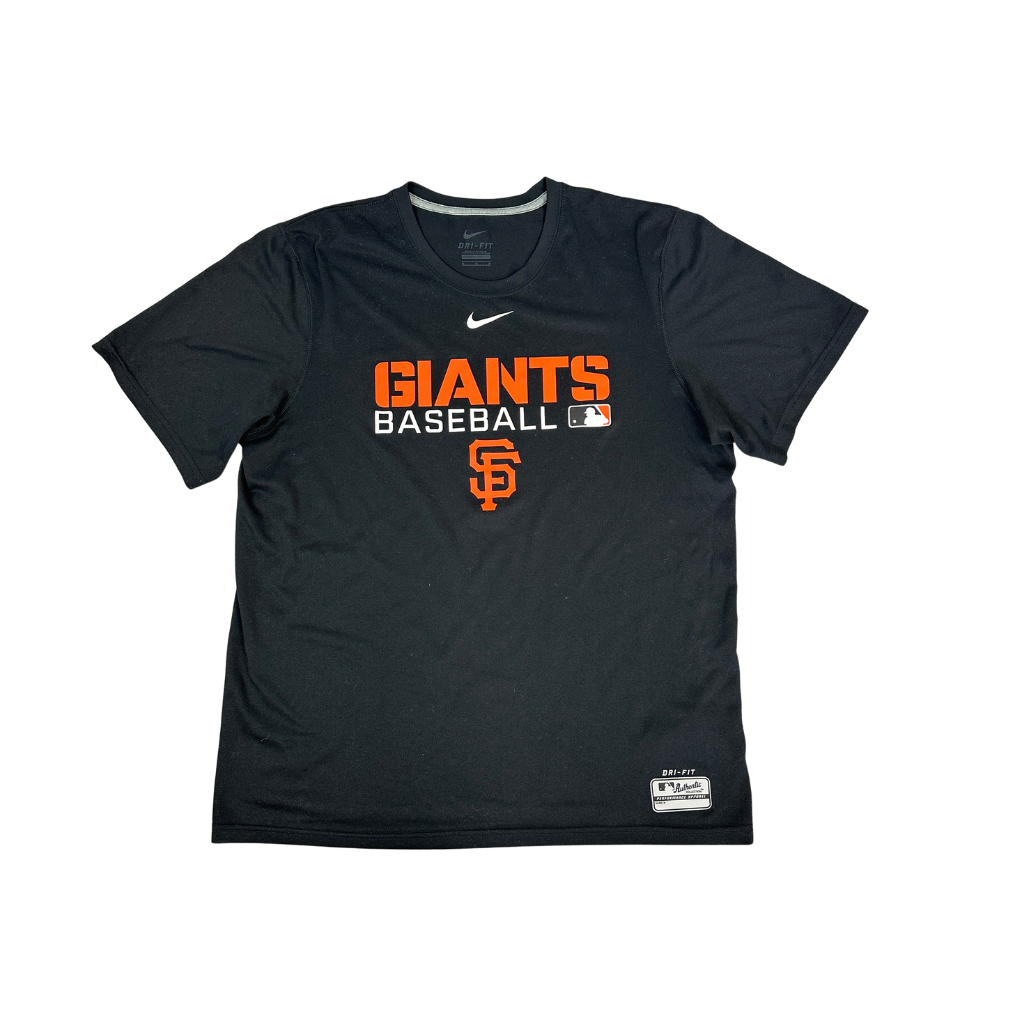 Nike Giants Baseball T-Shirt Schwarz (M)
