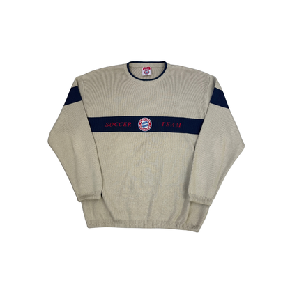 Vintage FC Bayern München Soccer Team Pullover (M)