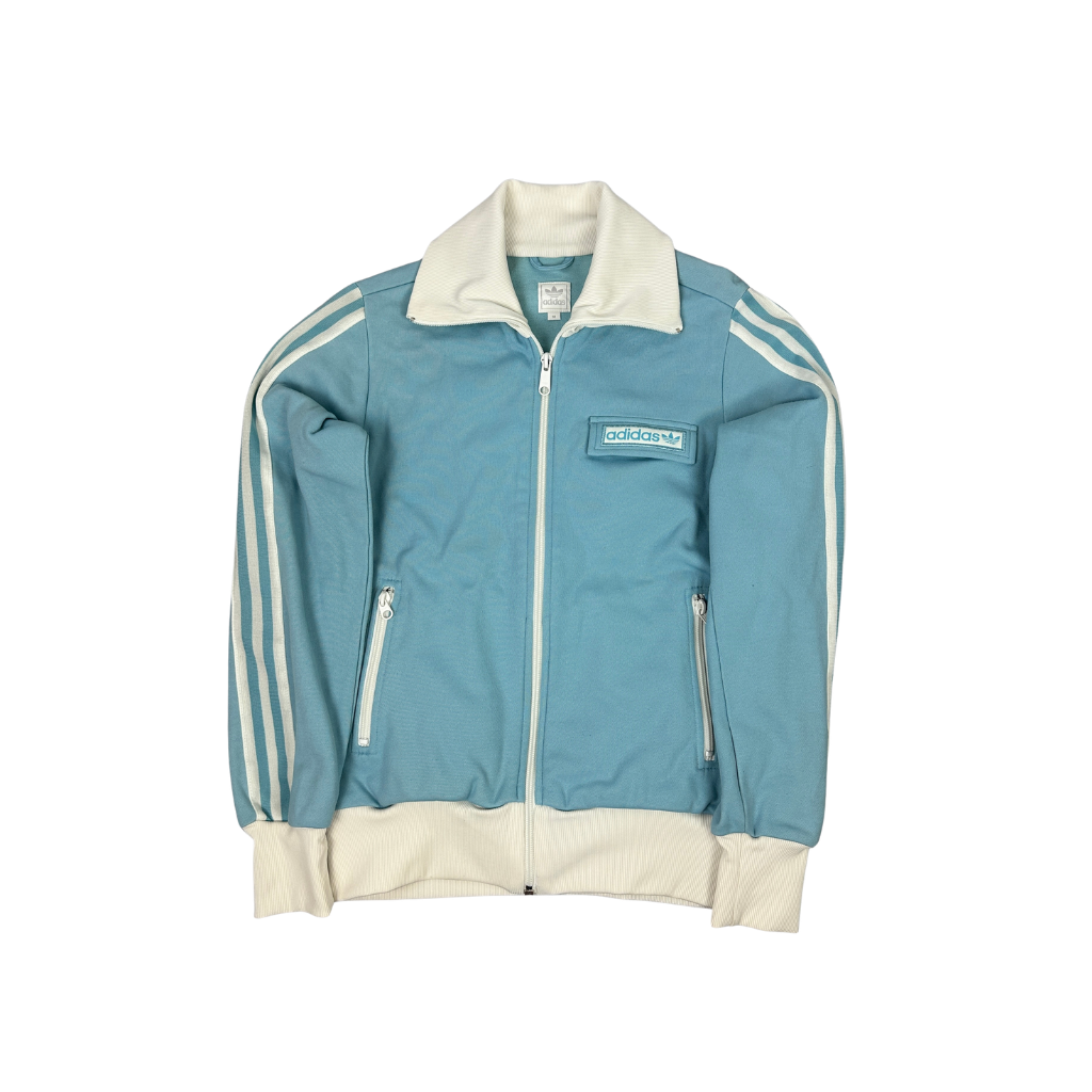 Retro Adidas Trainingsjacke Blau (39)