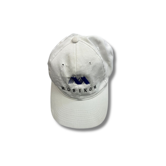 Vintage Mobikom Cap Weiß