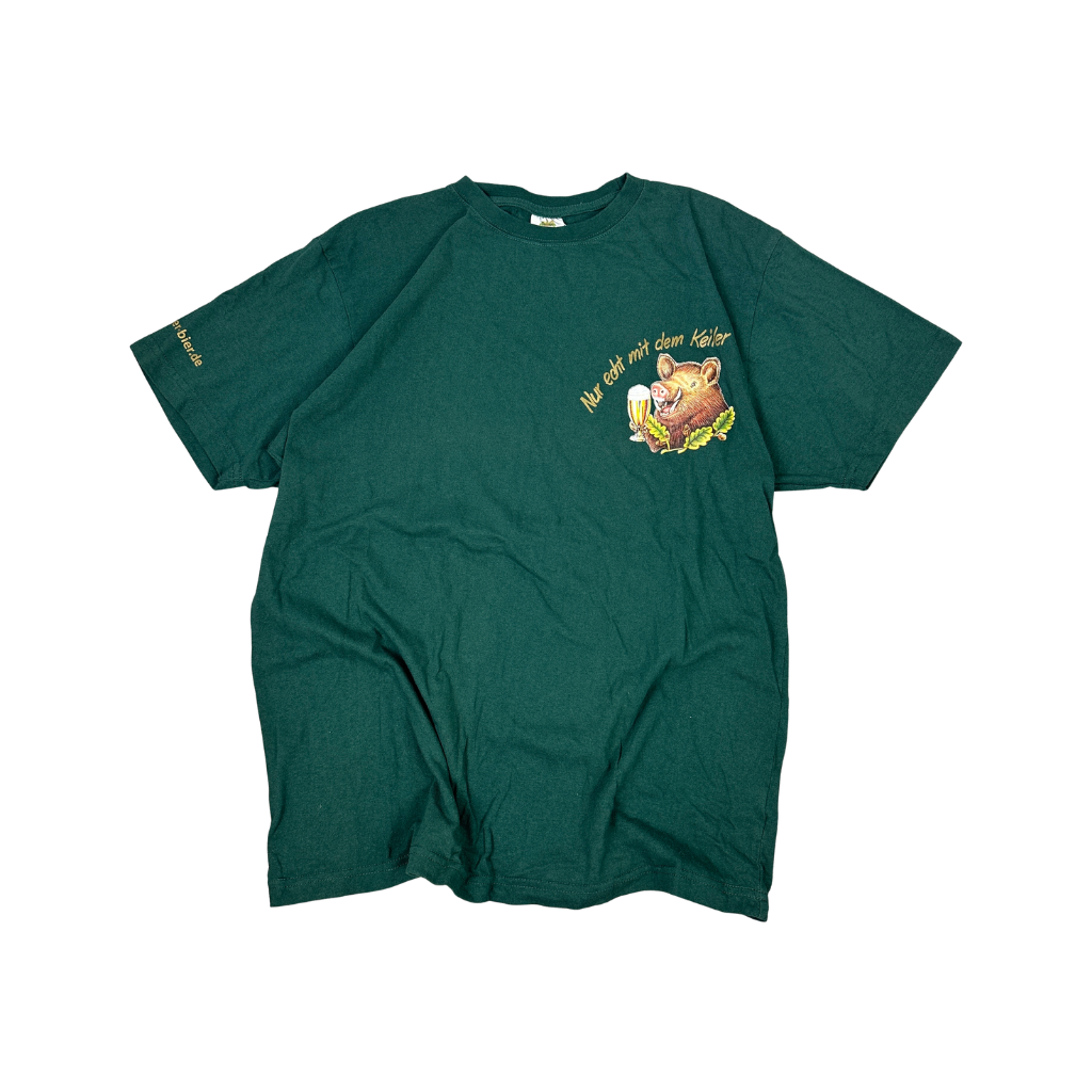 Keiler Bier T-Shirt Grün (L/XL)