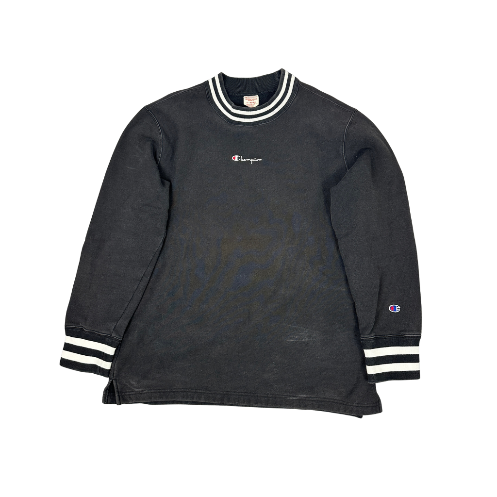 Vintage Champion Reverse Weave Sweater Schwarz (XL)