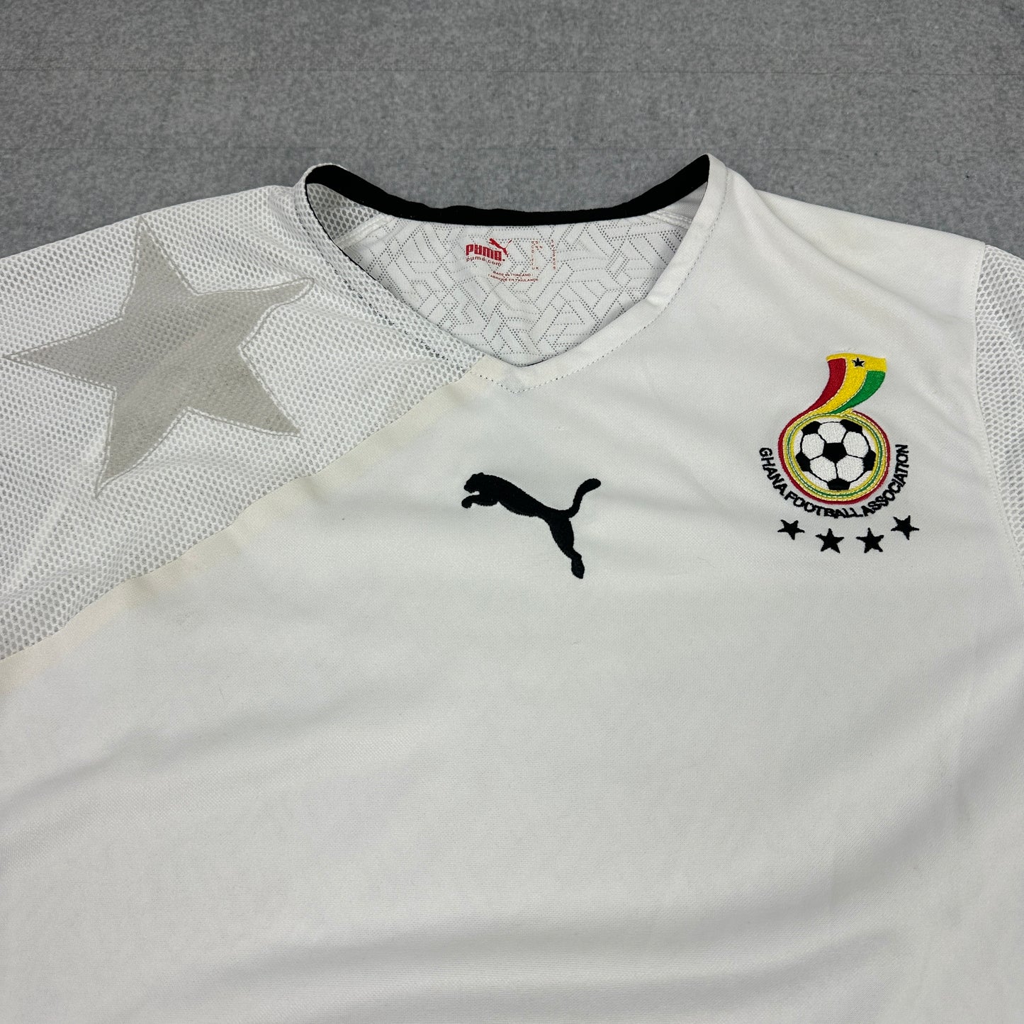Puma Ghana 2010-2011 Trikot Weiß (S)