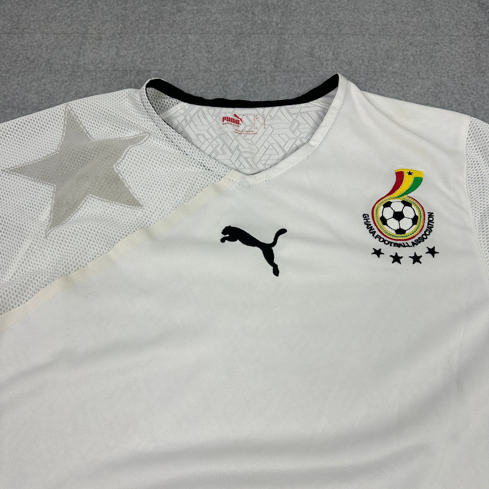 Puma Ghana 2010-2011 Trikot Weiß (S)