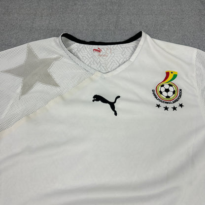 Puma Ghana 2010-2011 Trikot Weiß (S)