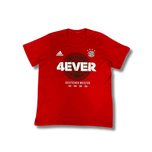 Adidas Bayern München 2016 Meister T-Shirt Rot (L)