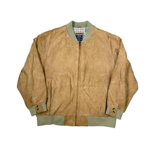 Van Johnson Velour Lederjacke Braun (28)