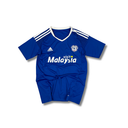 Adidas Cardiff City Heim Trikot 2006-2017 Blau (S)