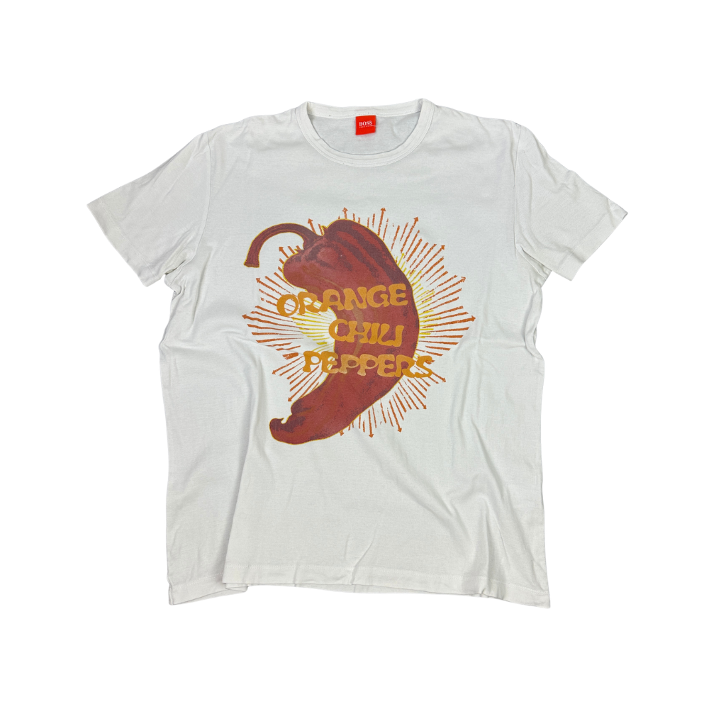 Hugo Boss Orange Chili Peppers T-Shirt Weiß (XL)