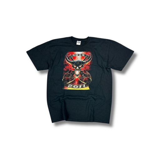 Vintage Bandshirt Tour 2011 T-Shirt Schwarz (L)