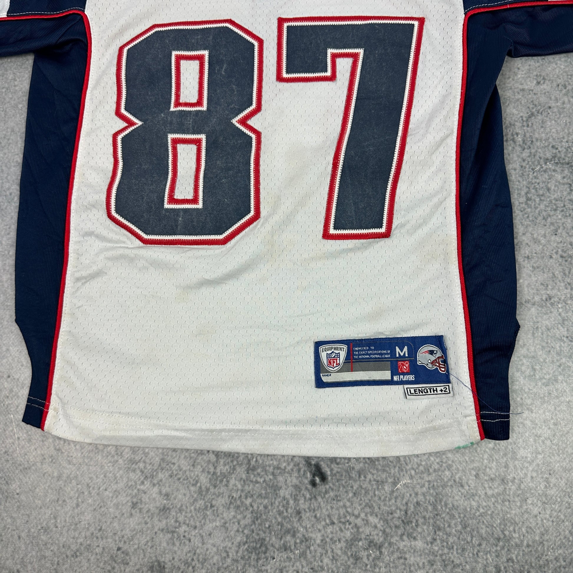 Nfl Equipment On Field New England Patriots / Rob Gronkowski Trikot Weiß (Kindergröße M)