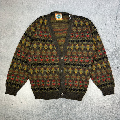Vintage Le Laurel Cardigan Braun (L)