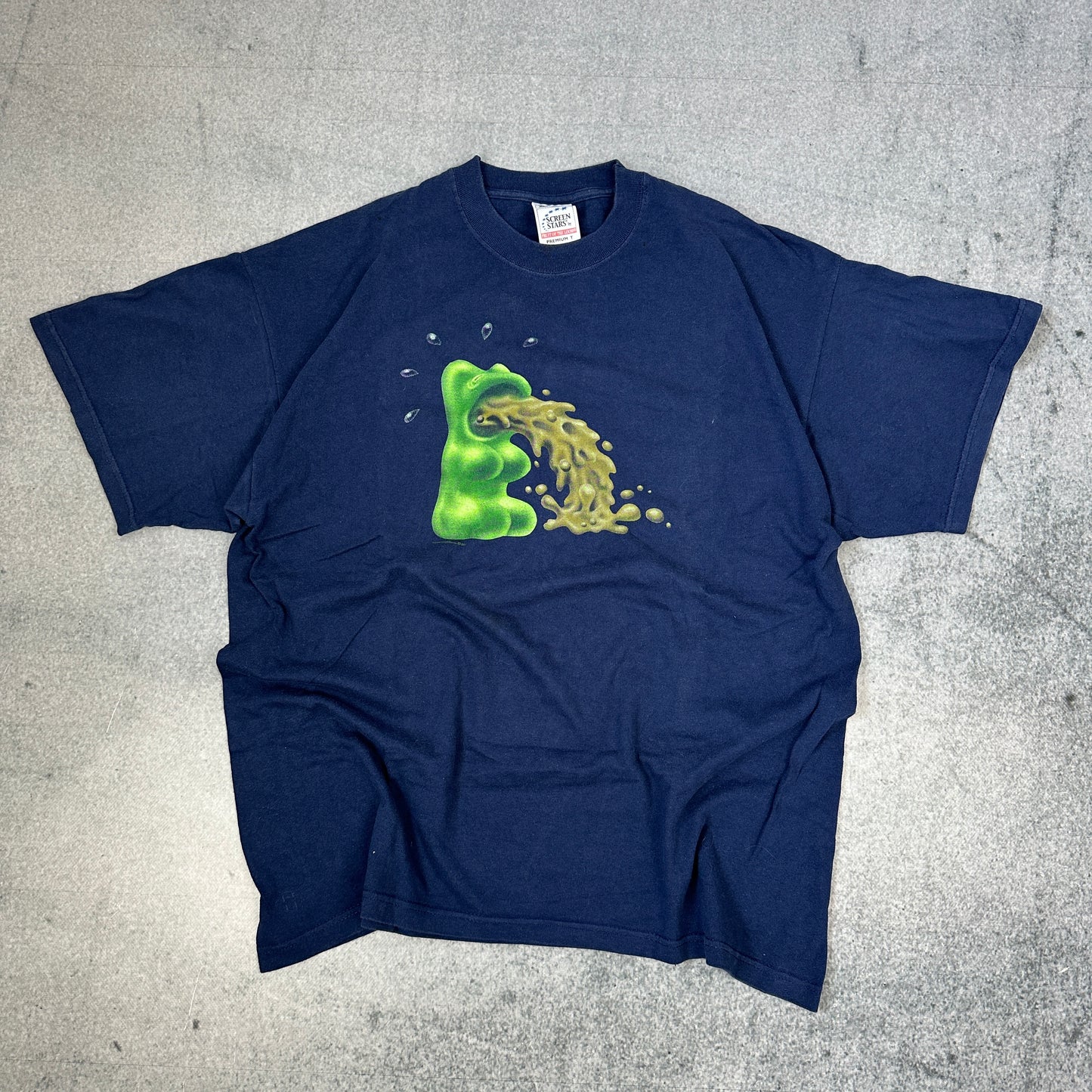 Vintage Screen Stars Gummibärchen T-Shirt Blau (XL)