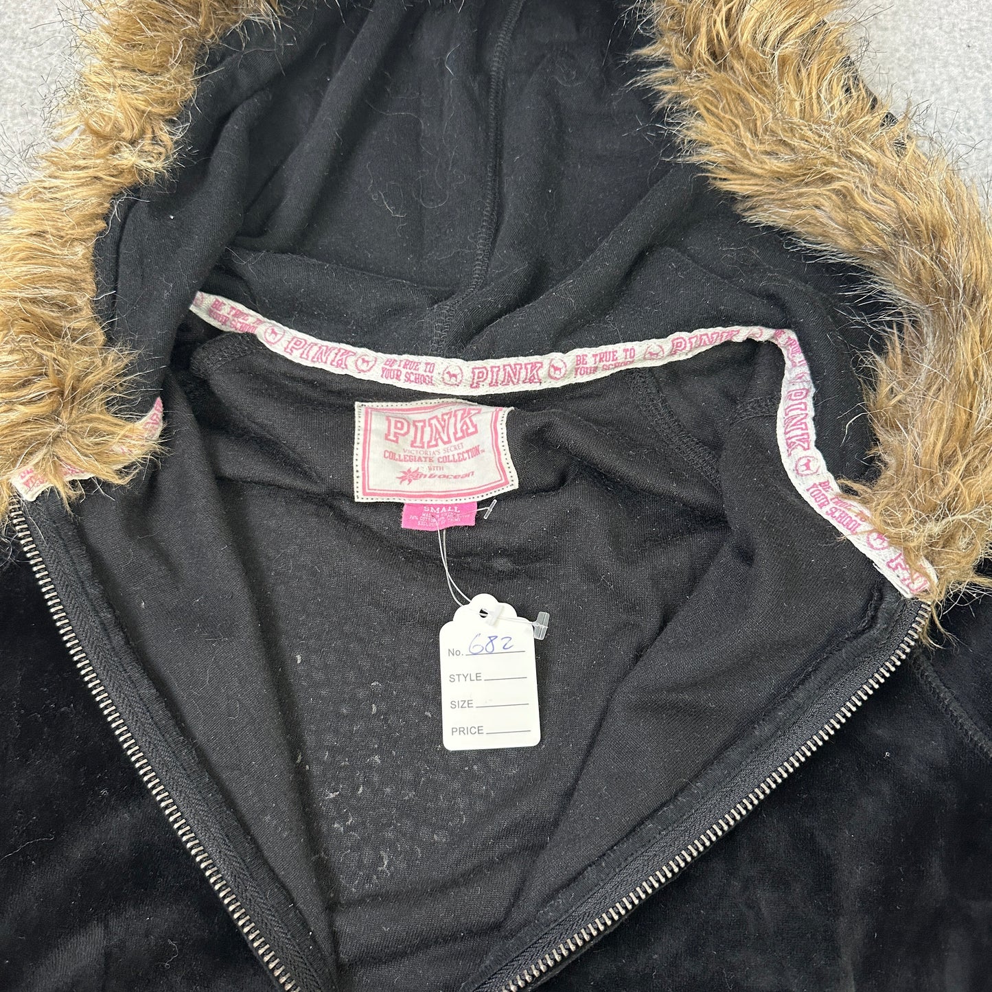 Victoria's Secret Pink Hoodie Schwarz (S)