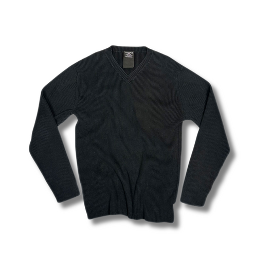 Vintage Polo Jeans Co. Strickpullover Schwarz (L)