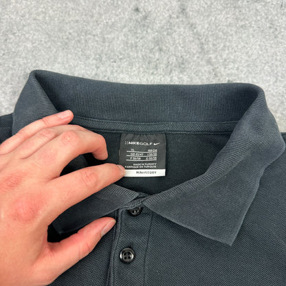 Vintage Nike Golf Poloshirt Schwarz (XL)