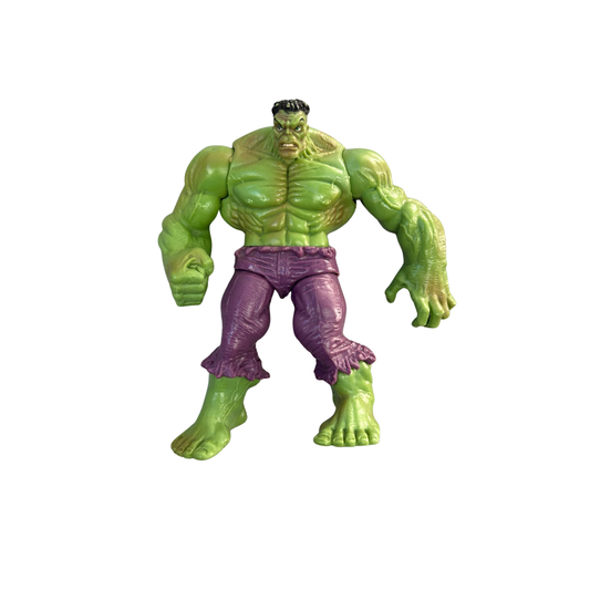 Marvel Hulk Action Figure Green & Purple Vintage Style