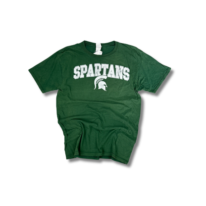 Vintage Michigan State Spartans T-Shirt Grün (M)