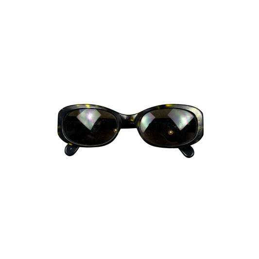 Vintage Fossil Sonnenbrille Grün