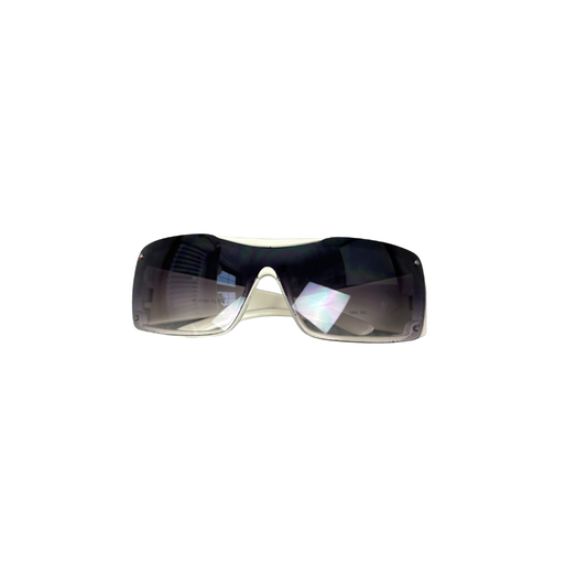 Y2K Style Sonnenbrille Weiß