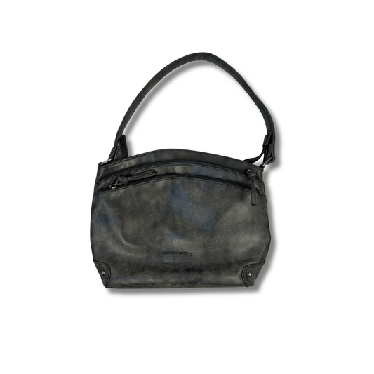 Graue Vintage Handtasche