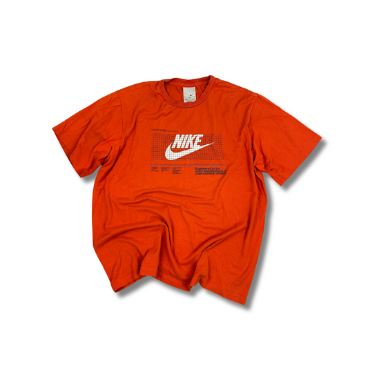 Vintage Nike T-Shirt Orange 2000s (XXL)