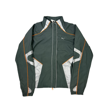 Vintage Puma Trainingsjacke Grau (S)