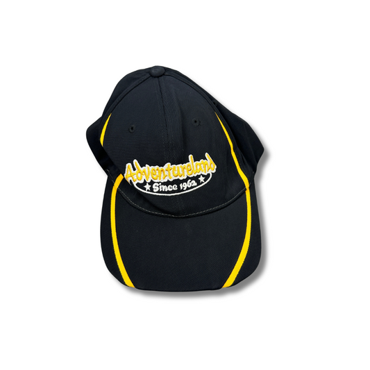 Vintage Adventureland Cap Schwarz/Gelb (S/M)