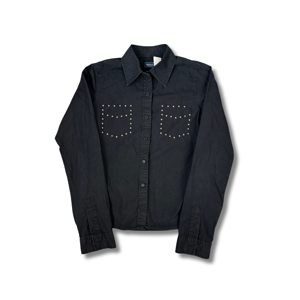 Vintage Von Dutch Hemd Schwarz (S-M)