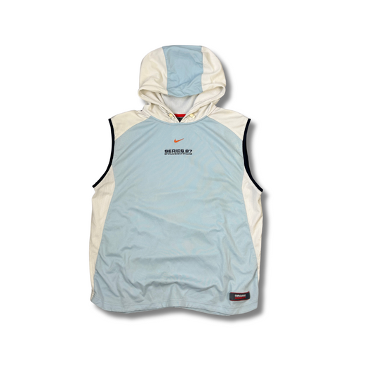 Vintage Nike Air Max Series 87 Hoodie Blau/Weiß (L)