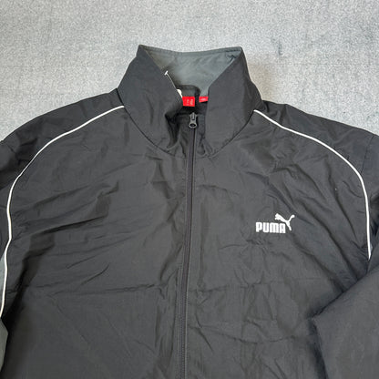 Vintage Puma Trainingsjacke Schwarz (XXL)