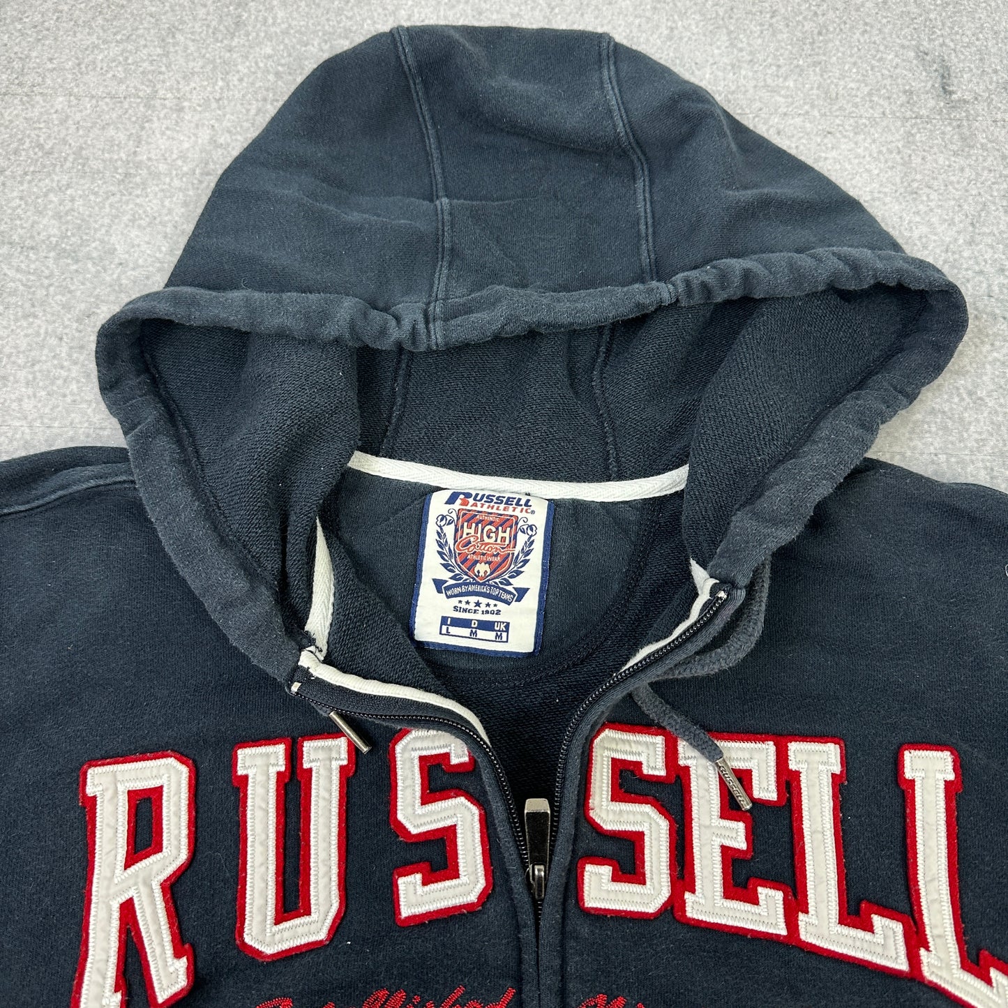 Russell Athletic Zipper Blau (M)