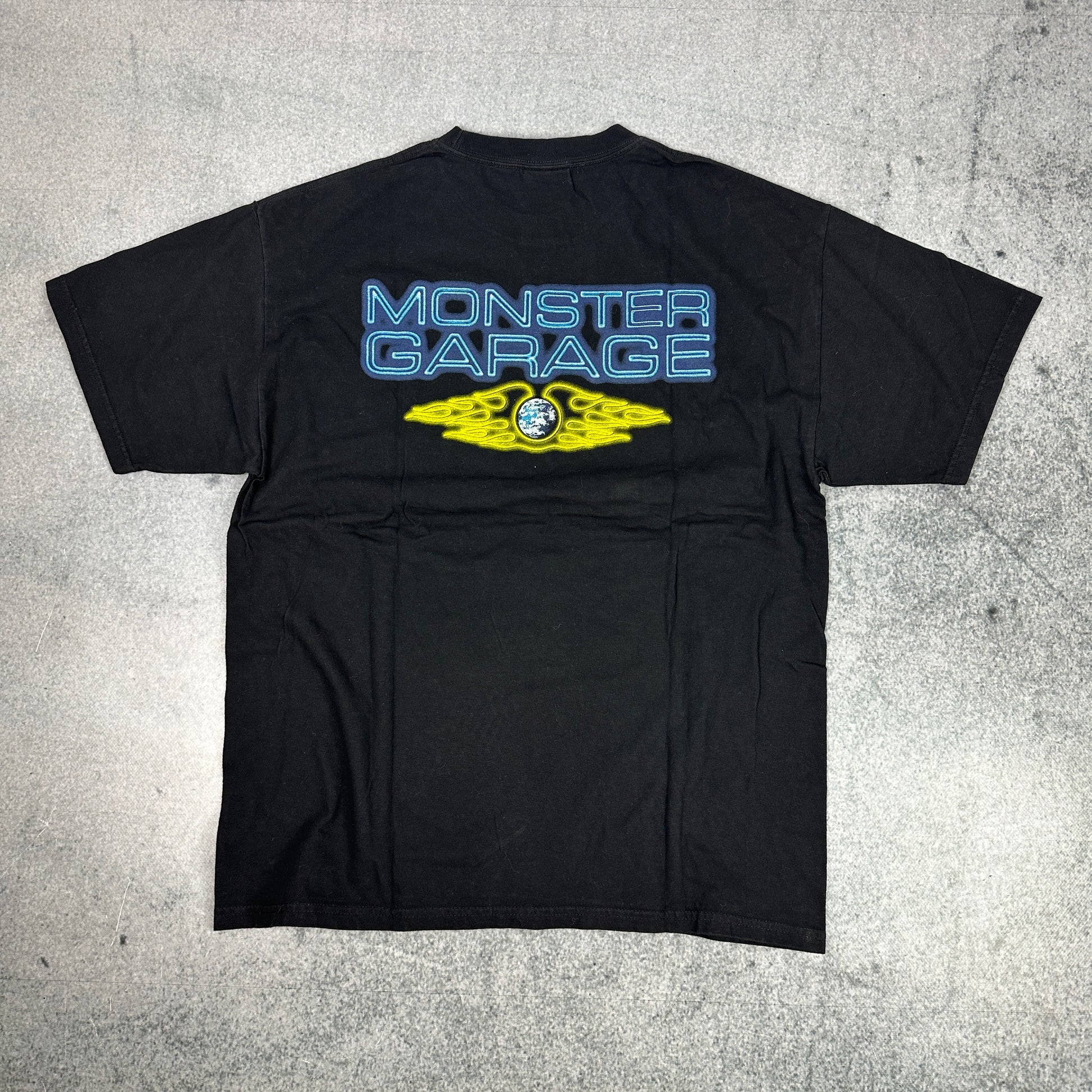Discovery Channel Store Monster Garage T-Shirt Schwarz (L)