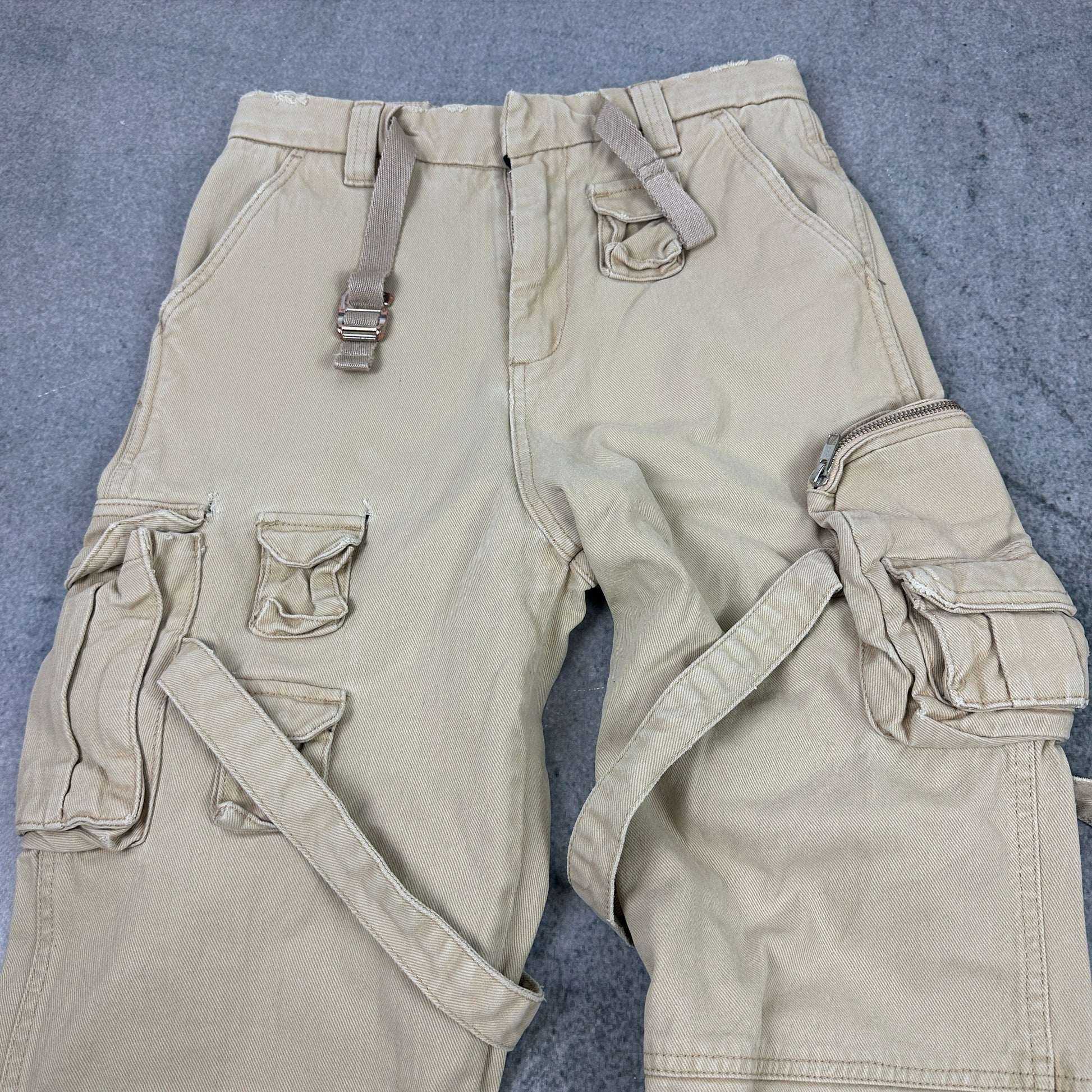 Trendt Vision Cargoshorts Jeans Beige (XS)