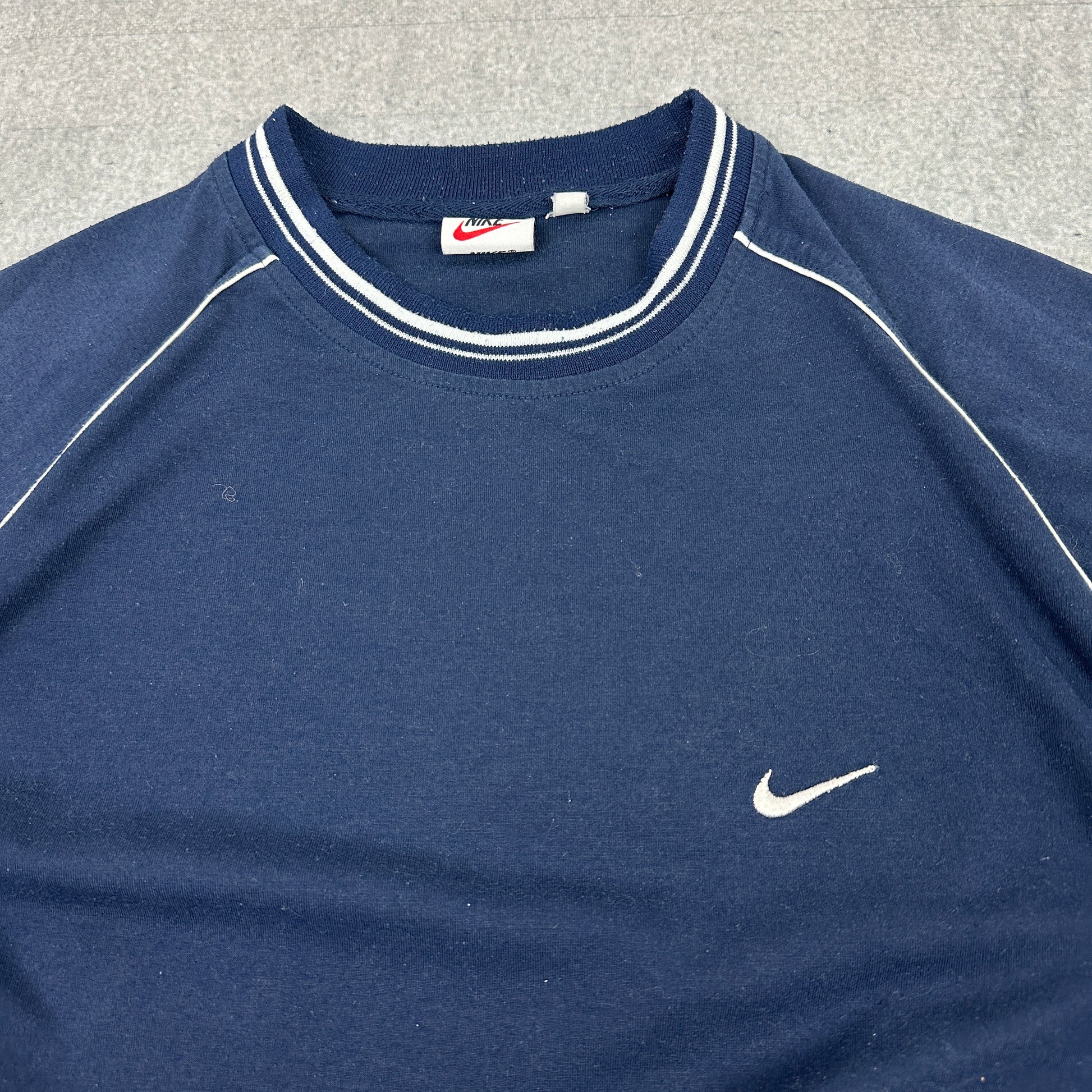 Vintage Nike T-Shirt Marineblau (M-L)