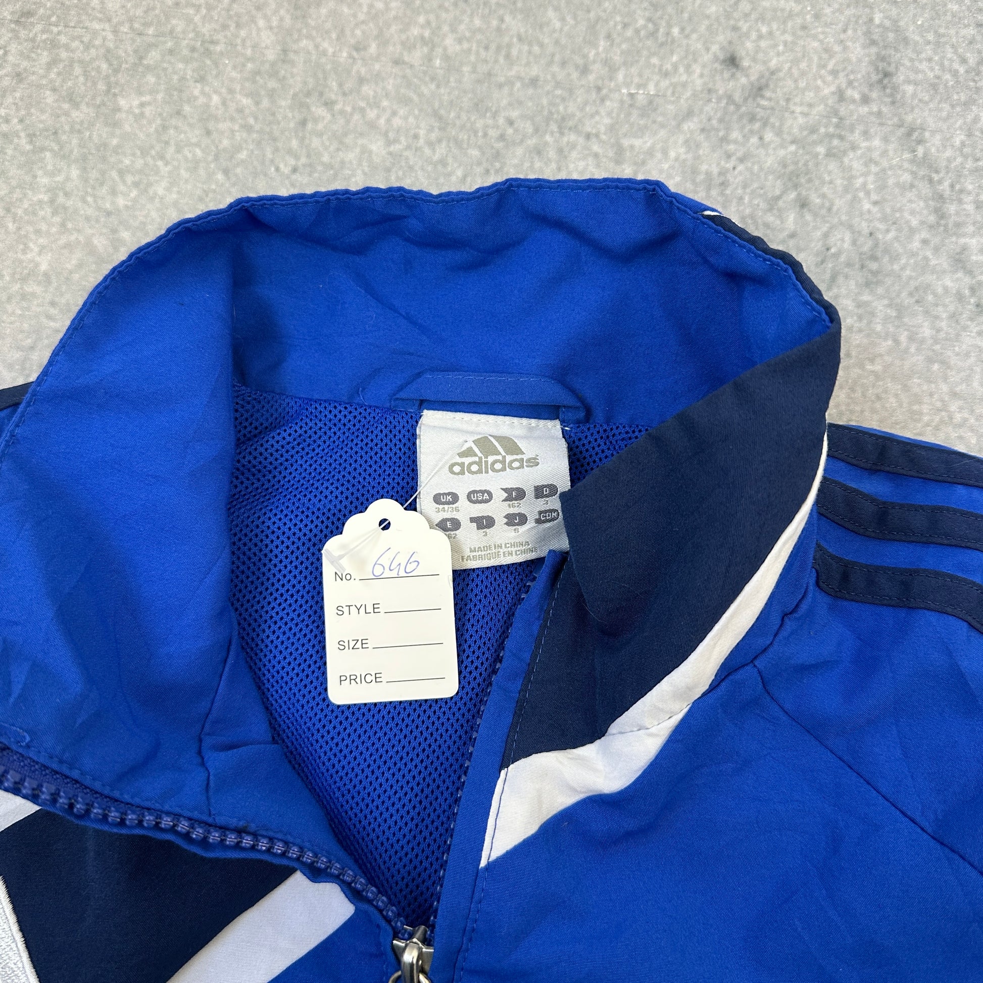 Adidas Trainingsjacke Blau (S)
