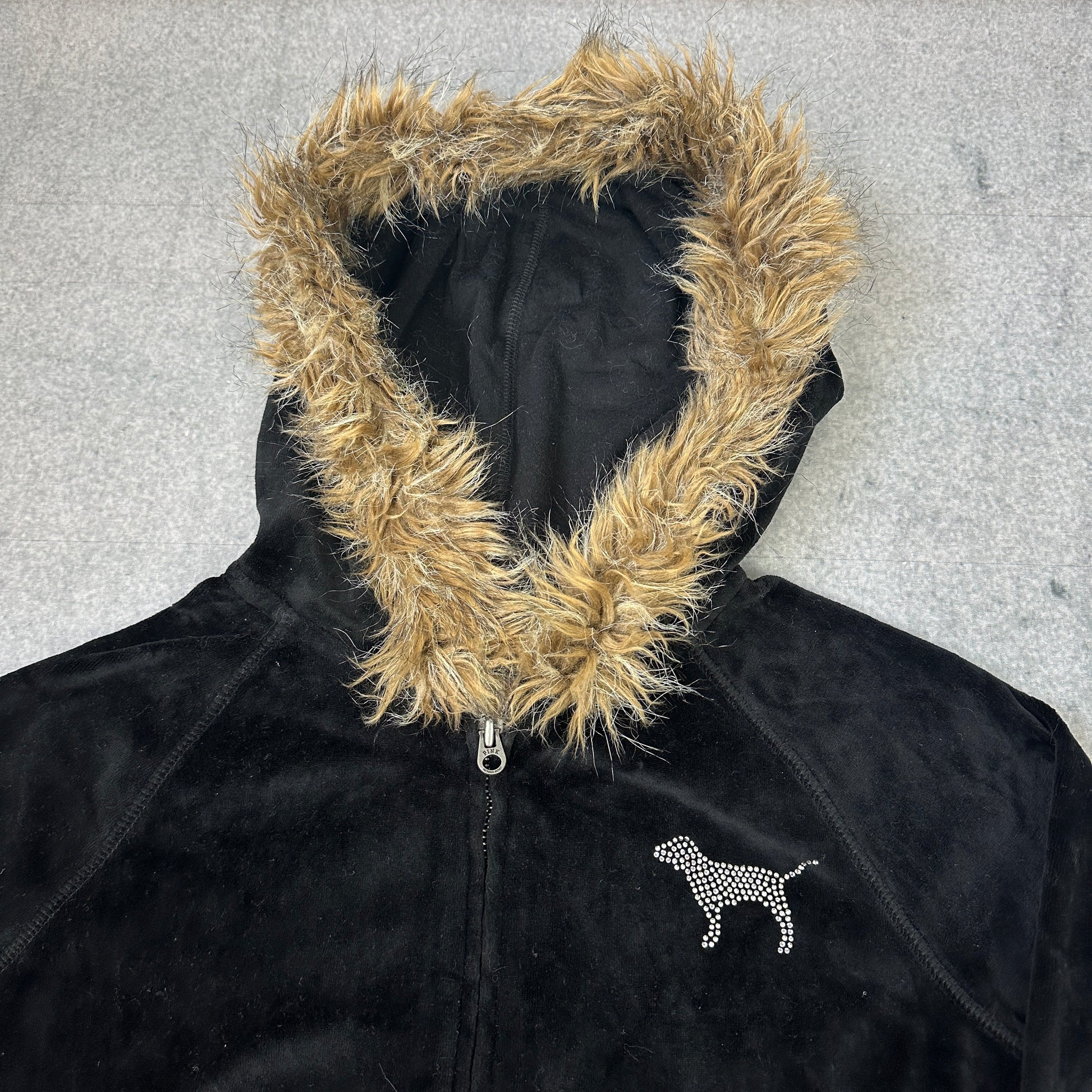 Victoria's Secret Pink Hoodie Schwarz (S)