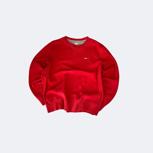 Vintage hommedelange Pullover Rot L