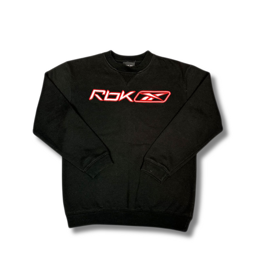 Vintage Reebok Sweater Schwarz (XS)