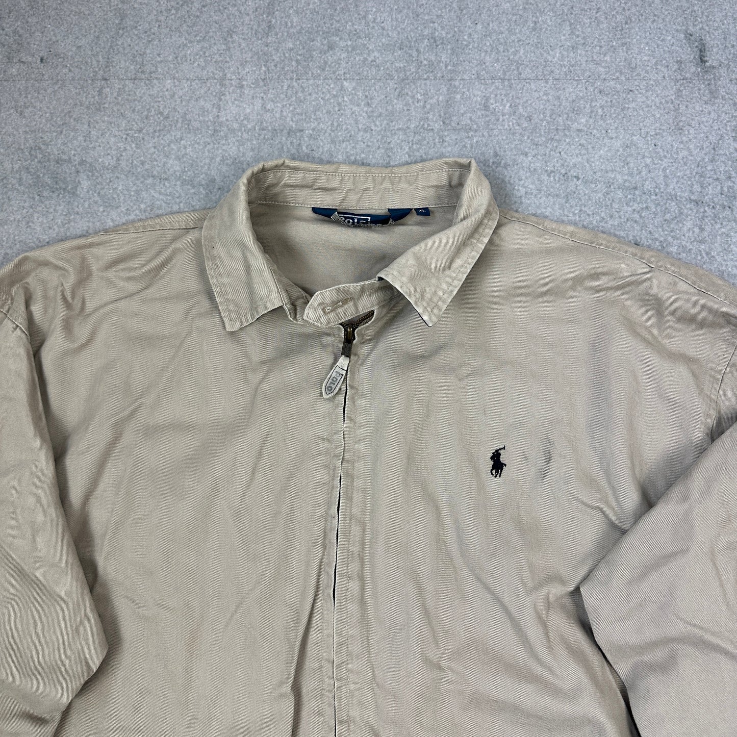 Vintage Polo Ralph Lauren Harrington Jacke Beige (XL)