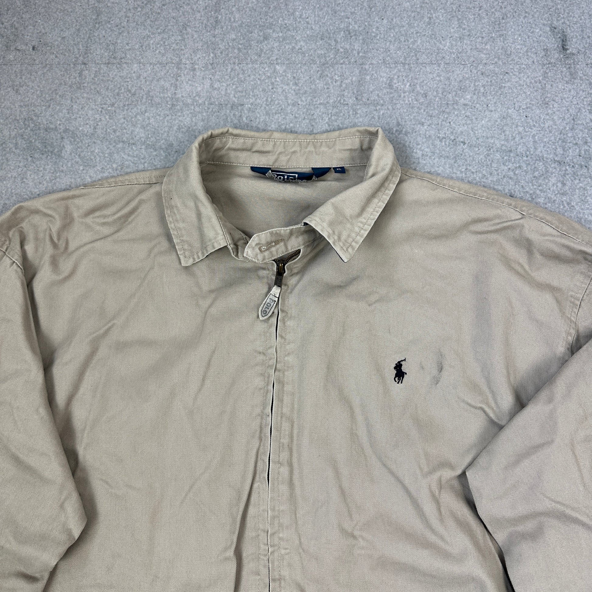 Vintage Polo Ralph Lauren Harrington Jacke Beige (XL)