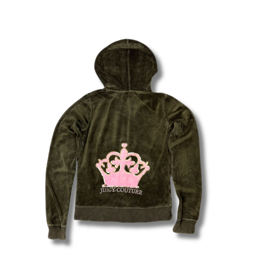 Y2K Juicy Couture Sweatjacke Grün (M)