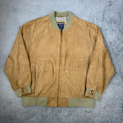 Van Johnson Velour Lederjacke Braun (28)