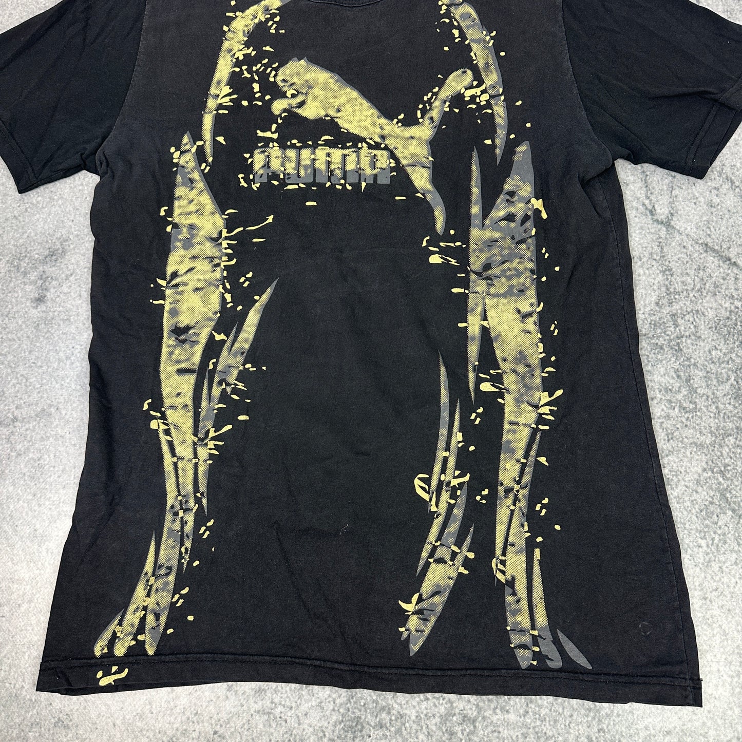 Vintage Puma T-Shirt Schwarz (XL)