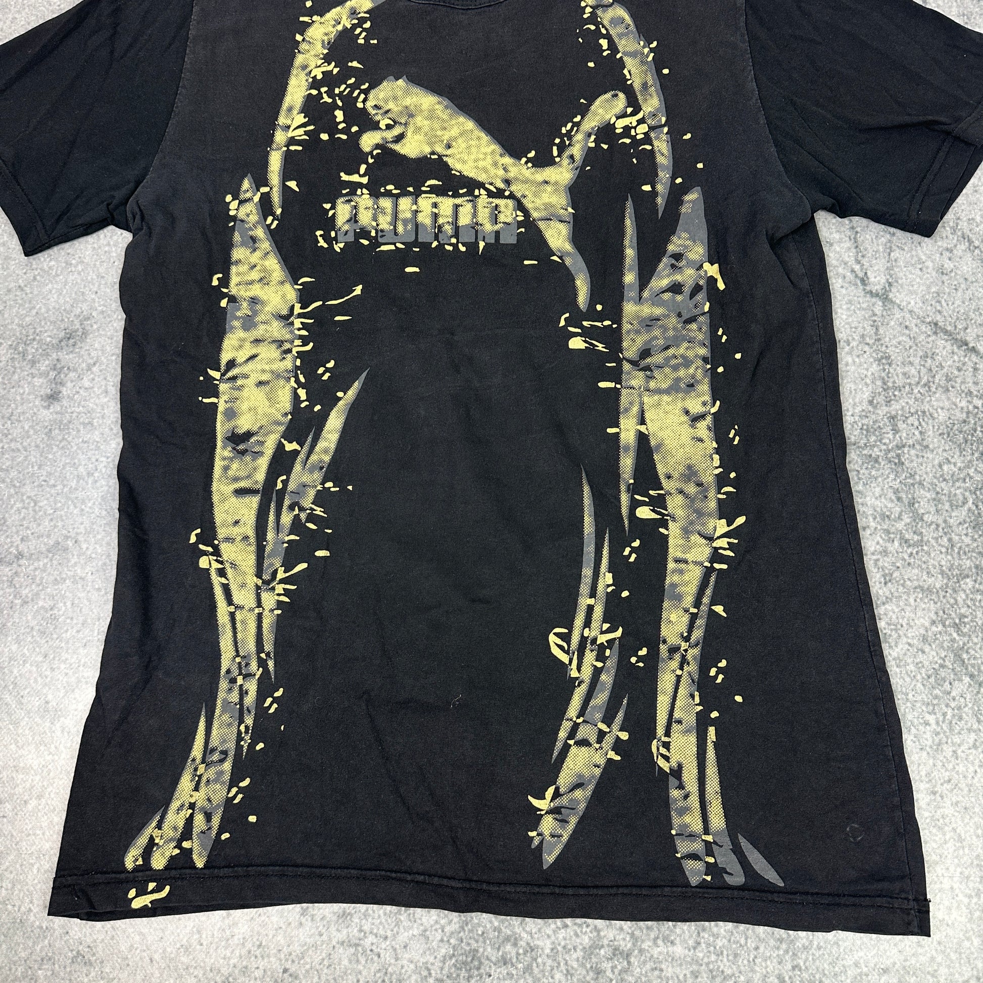 Vintage Puma T-Shirt Schwarz (XL)