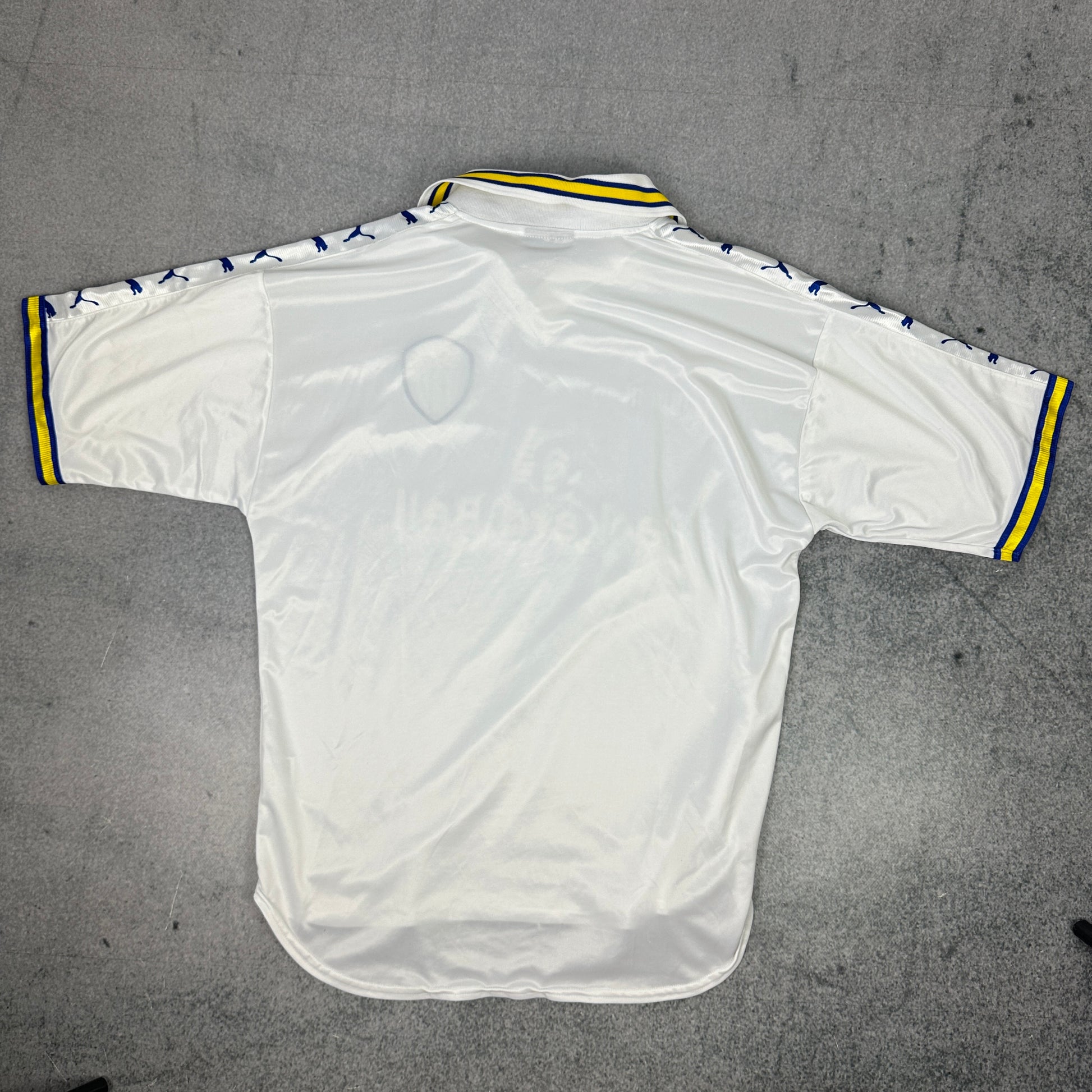 1998-2000 Puma Leeds United Trikot Weiß (L)