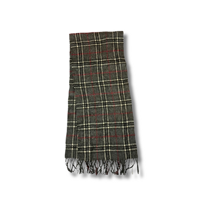 Vintage Burberry Cashmere Schal Grau