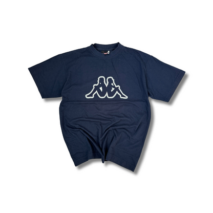 Vintage Kappa T-Shirt Dunkelblau (M)