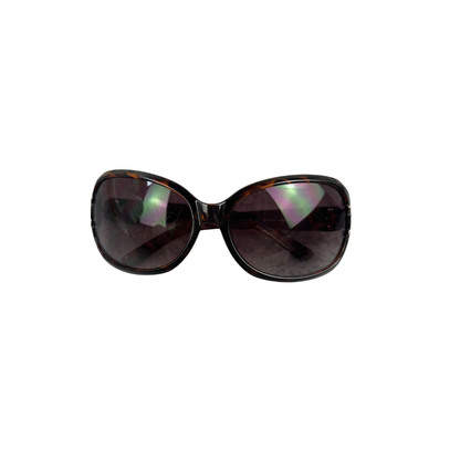 Braune Y2K Style Sonnenbrille