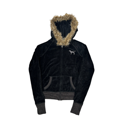 Victoria's Secret Pink Hoodie Schwarz (S)